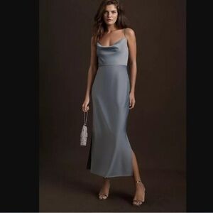 BHLDN Cowl Neck Dress
